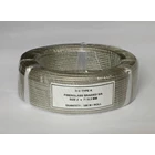 Kabel Thermocouple Type K Fiberglass Braided S/S Size : 2 x 7/0.3mm 1