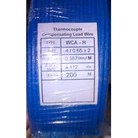 Kabel Thermocouple Type K Fiberglass WCA-H Size : 2 x 4/0.65mm