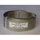 Thermocouple Cable Type J Braided Screen Yellow Line Size : 2/0.65mm 1