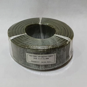Kabel Thermocouple PT100 PVC Grey Size : 3 x 7/0.2mm